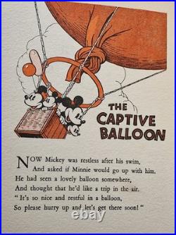 Walt Disney A Trip With Mickey Mouse 1st (Birn Brothers First Edition) 1930