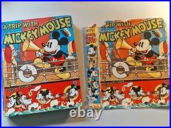 Walt Disney A Trip With Mickey Mouse 1st (Birn Brothers First Edition) 1930