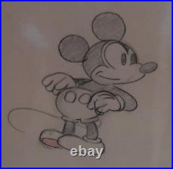 Walt Disney Animation Studios Hand Drawn Mickey Mouse Cartoon Art 1933