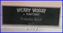 Walt Disney Animation Studios Hand Drawn Mickey Mouse Cartoon Art 1933