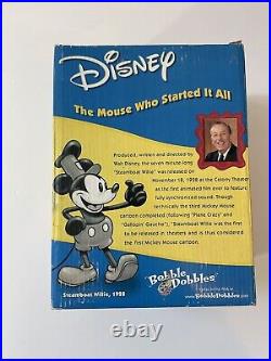 Walt Disney Bobble Dobbles Steamboat Willie Mickey Mouse Ornament Vintage Rare