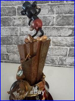 Walt Disney Mickey Mouse 100th Year Celebrating A Legacy Water Globe Statue