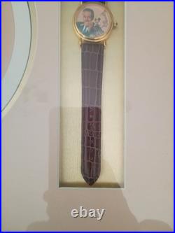 Walt Disney & Mickey Mouse Framed Watch Lithograph Don Ducky Williams 76/500 WDW