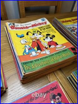 Walt Disney Mickey Mouse (& Friends) Magazines Comics Joblot Vintage 167 Total