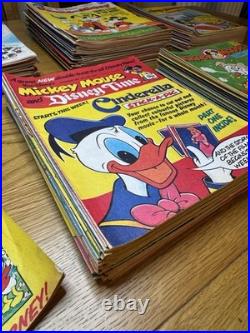 Walt Disney Mickey Mouse (& Friends) Magazines Comics Joblot Vintage 167 Total