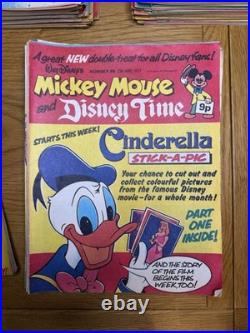 Walt Disney Mickey Mouse (& Friends) Magazines Comics Joblot Vintage 167 Total
