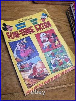 Walt Disney Mickey Mouse (& Friends) Magazines Comics Joblot Vintage 167 Total