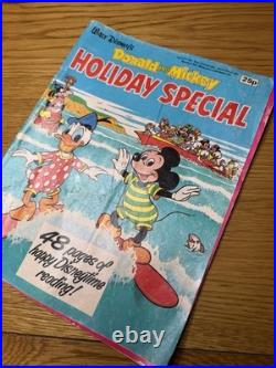 Walt Disney Mickey Mouse (& Friends) Magazines Comics Joblot Vintage 167 Total