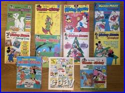 Walt Disney Mickey Mouse (& Friends) Magazines Comics Joblot Vintage 167 Total