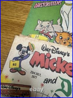 Walt Disney Mickey Mouse (& Friends) Magazines Comics Joblot Vintage 167 Total