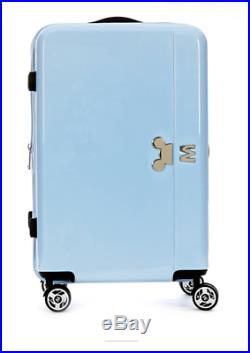 Walt Disney Mickey Mouse Pastel Suitcase 20 Blue, Travel Luggage Carrier