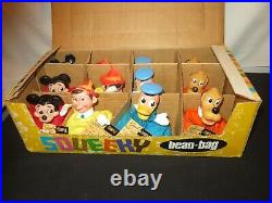 Walt Disney Mickey Mouse Pinocchio Donald Gund Squeeky Toy Factory Sample