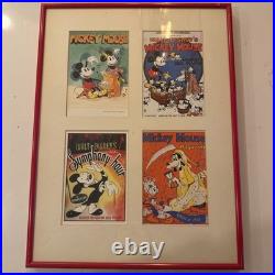 Walt Disney Mickey Mouse Poster Collection pair