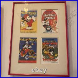 Walt Disney Mickey Mouse Poster Collection pair