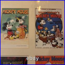 Walt Disney Mickey Mouse Poster Collection pair