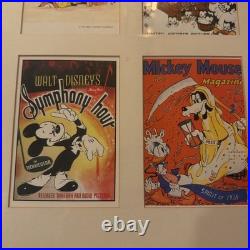 Walt Disney Mickey Mouse Poster Collection pair