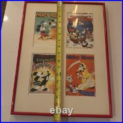 Walt Disney Mickey Mouse Poster Collection pair