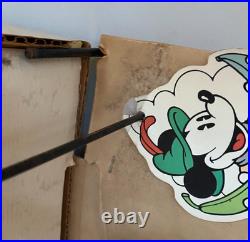 Walt Disney Mickey Mouse Seed Shop Sales Display COLORFORMS Seeds Gardening 1976