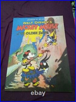 Walt Disney Mickey Mouse Ye Olden Days Canvas