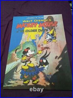 Walt Disney Mickey Mouse Ye Olden Days Canvas