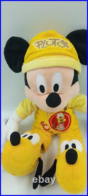 Walt Disney Mickey Mouse in Pluto Pyjamas 16 Plush Teddy VERY RARE Walt Disney Mickey Mouse in Pluto Pyjamas 16 Plush Teddy VERY RARE