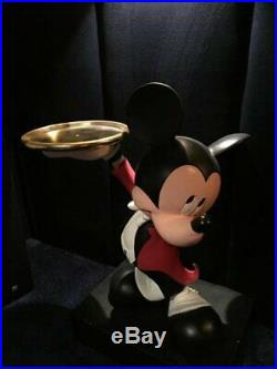Walt Disney Mickey Mouse large butler statue store display waiter life size
