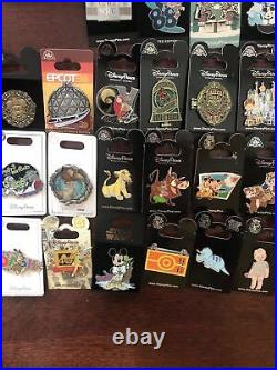 Walt Disney Pins Lot of 40 Pins as Pictured No Duplicates