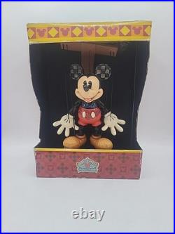 Walt Disney Showcase Collection Marionettes Mickey Mouse Puppet Jim Shore Boxed