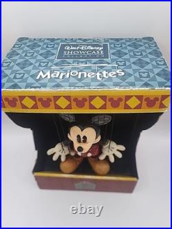 Walt Disney Showcase Collection Marionettes Mickey Mouse Puppet Jim Shore Boxed