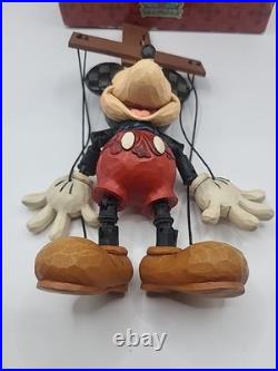 Walt Disney Showcase Collection Marionettes Mickey Mouse Puppet Jim Shore Boxed