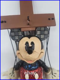Walt Disney Showcase Collection Marionettes Mickey Mouse Puppet Jim Shore Boxed