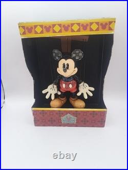 Walt Disney Showcase Collection Marionettes Mickey Mouse Puppet Jim Shore Boxed
