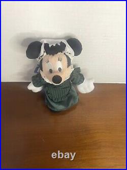 Walt Disney Theme Park Edition Haunted Mansion Minnie Mouse Bean Bag Plush Maid