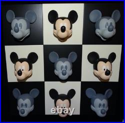 Walt Disney Vintage Mickey Mouse 3D Chess Wall Art Jie Art Joakim Lindstrup