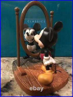 Walt Disney WDCC''Mickey Then and Now'' Mickey Mouse Figurine withCOA 1226333
