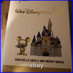 Walt Disney World 50th Anniversary Mickey Mouse & Castle Funko Pop Vinyl Figure