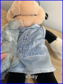 Walt Disney World Year of a Million Dreams Mickey Mouse Plush Limited Edition