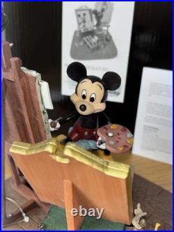 Walt Disney and Mickey Mouse Self Portrait Figurine Disneyland Paris C Boyer New Walt Disney and Mickey Mouse Self Portrait Figurine Disneyland Paris C Boyer New