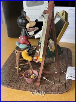 Walt Disney and Mickey Mouse Self Portrait Figurine Disneyland Paris C Boyer New Walt Disney and Mickey Mouse Self Portrait Figurine Disneyland Paris C Boyer New
