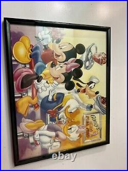 Walt Disney classic collection vintage picture of Mickey Mouse with Donald Duck