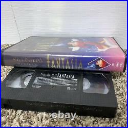 Walt Disney's Masterpiece Fantasia (VHS, 1991) RARE AUTHENTIC BLACK EDITION
