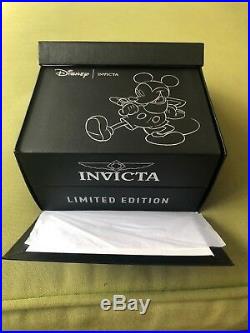 Watch Invicta Men's Disney Mickey Mouse Automatic Stainless Steel Black Dial