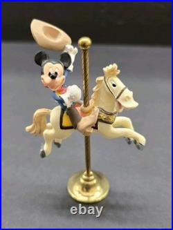 Willitts Disney Mickey & Minnie Mouse Carousel Horse Figurines 4 #63059 #63058
