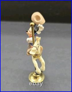 Willitts Disney Mickey & Minnie Mouse Carousel Horse Figurines 4 #63059 #63058