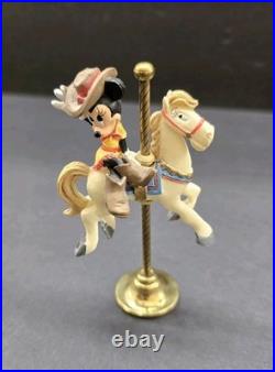 Willitts Disney Mickey & Minnie Mouse Carousel Horse Figurines 4 #63059 #63058