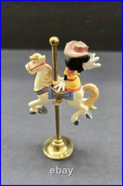 Willitts Disney Mickey & Minnie Mouse Carousel Horse Figurines 4 #63059 #63058