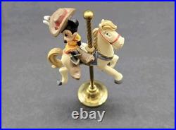 Willitts Disney Mickey & Minnie Mouse Carousel Horse Figurines 4 #63059 #63058