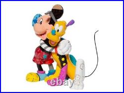 Women's Disney By Romero Britto 6007094 Mickey Mouse And Pluto