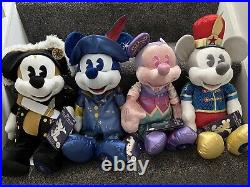 X4 Disney Store Mickey Mouse the Main Attraction Soft Toy 50th Anniversary New 2
