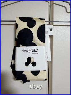 ZARA Disney Mickey Mouse Silhouette Necktie Harry Lambert Multi-Color New